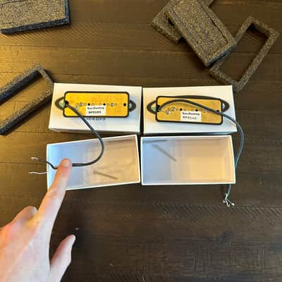 Kent Armstrong HP90BB and HP90HB P90 Pickup Set - Black image 5