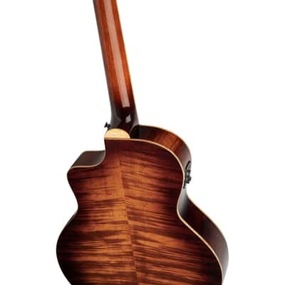 Ortega KTSM2-4 Signature Series Ken Taylor Solid Spruce Top Nato Neck Cutaway 4-String Acoustic-Electric Bass Guitar w/Gig Bag image 9