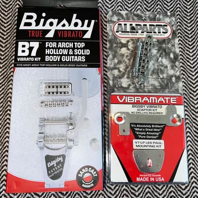 ALL U NEED! Bigsby B7, Vib V7 Mount & WD Roller Bridge 4 Gibson/Epiphone LP guitars image 2