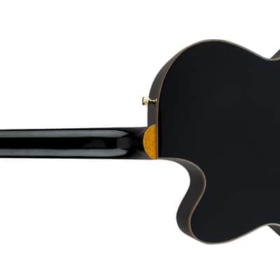 Gretsch G5022CWFE Rancher Falcon Jumbo with Fishman Pickup System 2024 - Black (INCLUDES CASE AND FREE RETRO WALL CLOCK) image 2