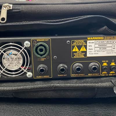Markbass Little Mark Tube 800 800-Watt Bass Amp Head 2009 - Present - Black image 2