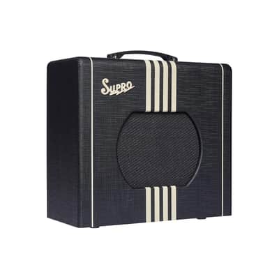 Supro Delta King 10 1x10-inch 5-watt Tube Combo Amp - Black and Cream image 2