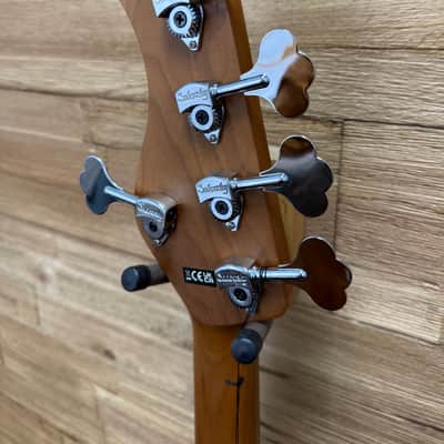Sadowsky Metro Express 21- fret Vintage J/J 5- string bass 2024 - Candy Apple Orange Metallic  w/gig bag- B-stock image 19