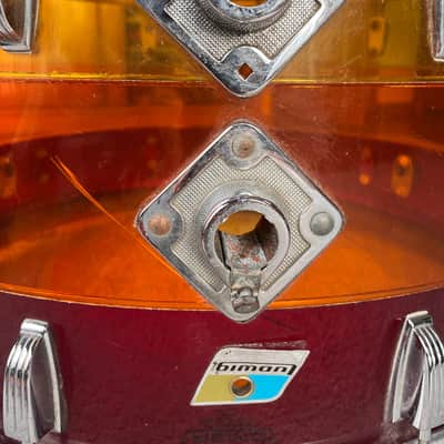 Ludwig Vistalite Tequila Sunrise Late 70s image 6