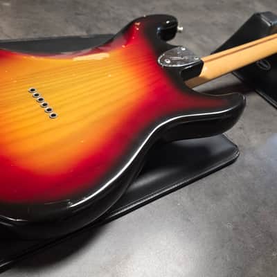 1977 Fender Stratocaster Sunburst Ash Body HT LH Left Hand Hardtail American Vintage 70s Aged Relic USA Road Worn Lefty Strat Hard Tail Guitar image 9