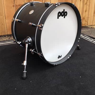 20''PDP/ DW Concept Maple Classic Series || Ebony Satin Oil || 14" x 20" Bass Drum image 5