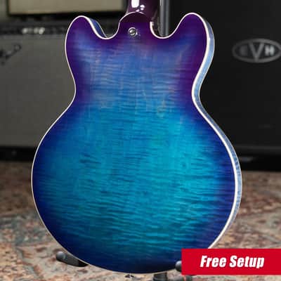 Gibson ES-339 Figured Semi-Hollow Electric Guitar - Blueberry Burst with Hardshell Case image 2
