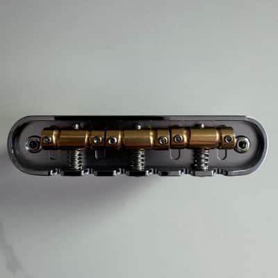 Chrome Plated Brass Fender Jazzmaster / Jaguar Offset Bridge image 4