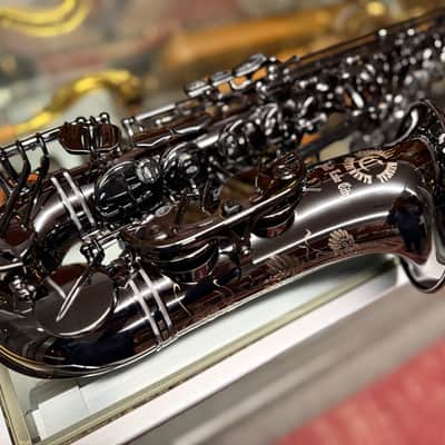 Cannonball Raven A5 Black Big Bell Stone Series Alto Saxophone CUSTOM ENGRAVED! image 16