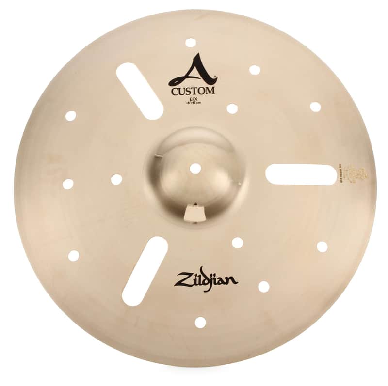 Zildjian 18 inch A Custom EFX Crash Cymbal (5-pack) Bundle image 1