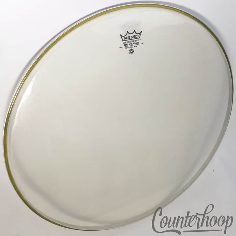 Remo 18"Ambassador Batter Floor Tom Drum Head Weatherking Clear Batter/Resonant image 1