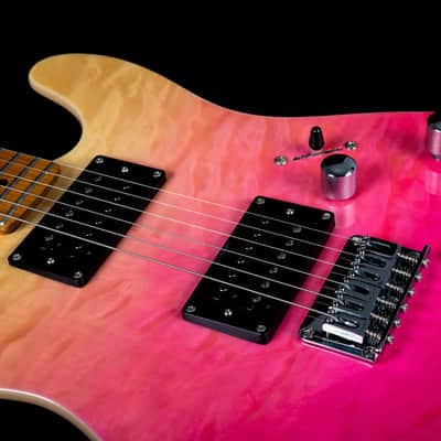 Jet JT-450 QTPK 450 Series Basswood Quilted Maple Body Canadian Roasted Maple Neck 6-String Electric Guitar image 8