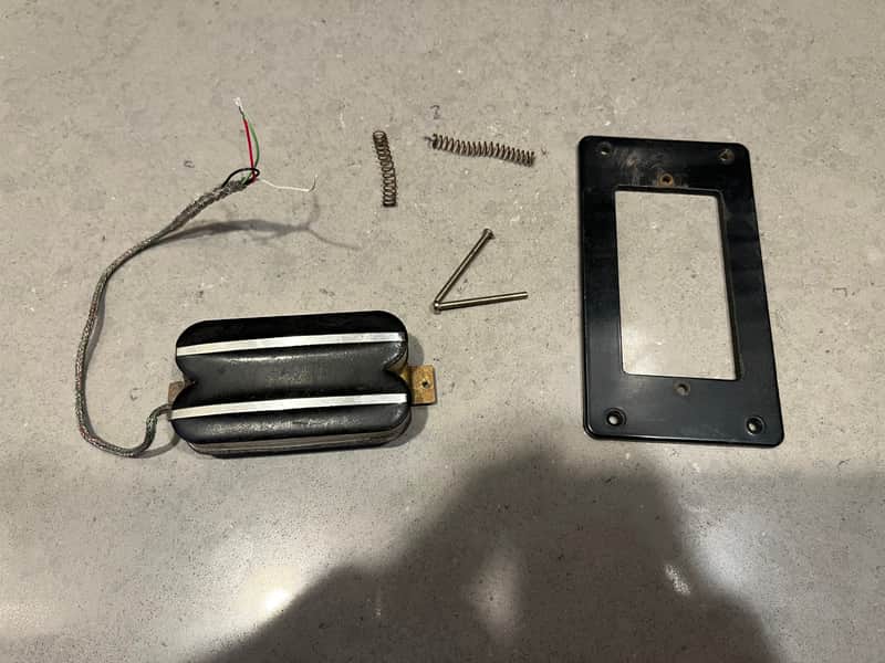Vintage Bill Lawrence Sound Research? Bartolini? Humbucker w/Mounting Plate image 1