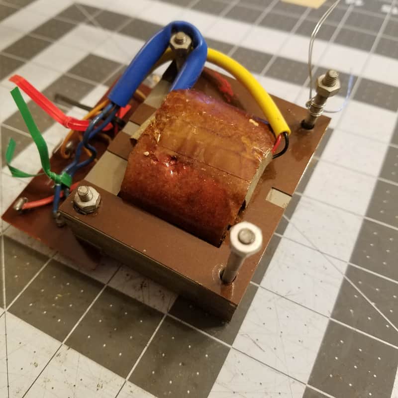Grundig Mains transformer WJ. 9022 503 Transformer 240 / 6.3 V  Vintage Power Tested Tube Amp Project 1950s image 1