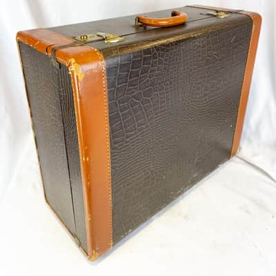 Brown Titano Accordion Case 20.5" x 16.5" x 9.5" (52cm x 41.5cm x 24cm) image 1