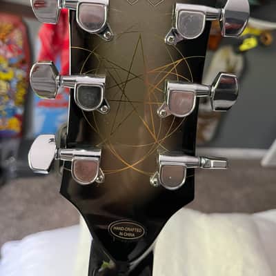 ADAM JONES CUSTOM SHOP 1979 Les Paul custom. Antique SILVER BURST with ZERO LAME IMAGES on the back of this beautiful guitar. image 6