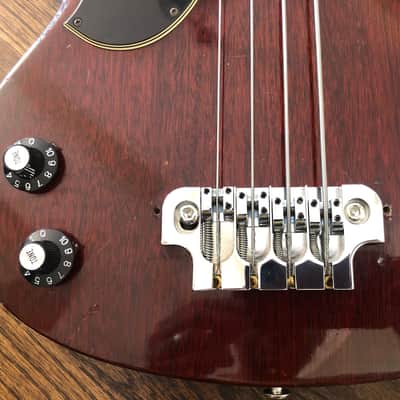 Gibson Left Handed EB-0 1971 Cherry Red with Gibson Gig Bag image 8