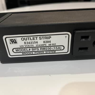 6-outlet Rack-mount Power Strip Brooks Power System BPS RM230 image 4