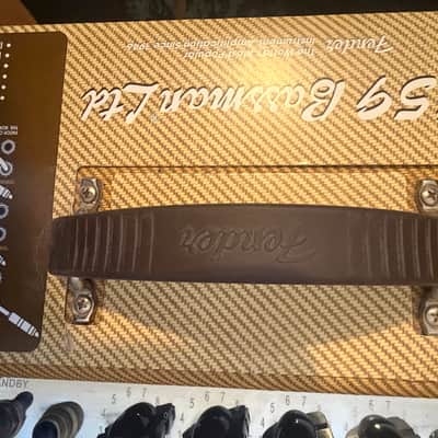 Fender ’59 Bassman Reissue USA 4x10 Tweed Combo Amp – Excellent Condition – Home Studio Kept image 9