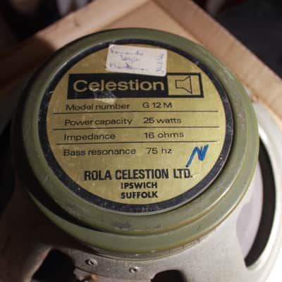 Celestion G12M Greenback 1973? image 9