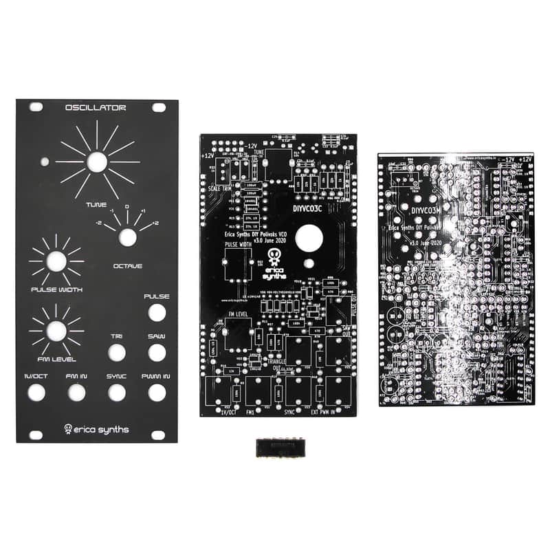 Erica Synths Polivoks VCO PCBs, Panel and KR198NT1A IC image 1