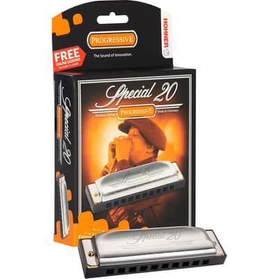 Hohner Special 20 Diatonic Harmonica, C-major - Professional, Responsive Reeds, Injection Molded Plastic Comb with Projecting Mouthpiece image 2