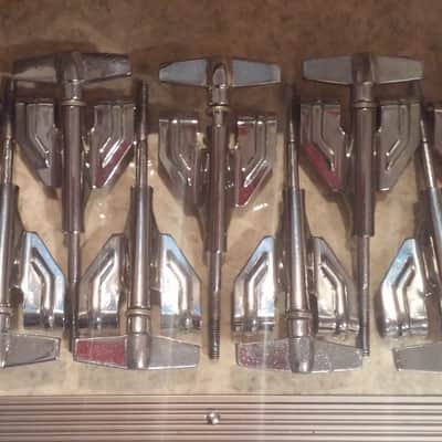 VINTAGE Tama IMPERIALSTAR Artstar Superstar Bass Drum Tension 8 T Rods 6 Claws 1st GENERATION image 3