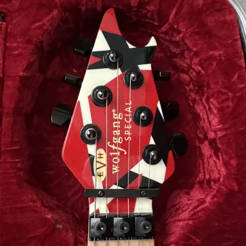 EVH WOLFGANG LIMITED EDITION 2015 - Red - Black - White Striped Eddie Van Halen Custom shop image 1