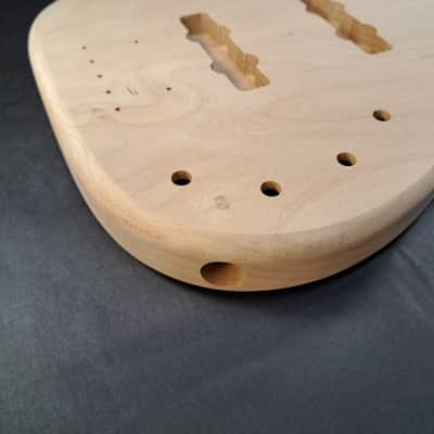 Unfinished Alder P bass J/J guitar body - fits fender necks J2503 image 3
