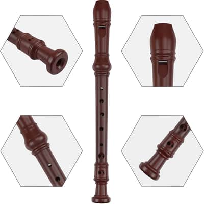 Recorder 8 Hole Treble Flute Descant Flauta Soprano Recorder Professional Clarinet image 3
