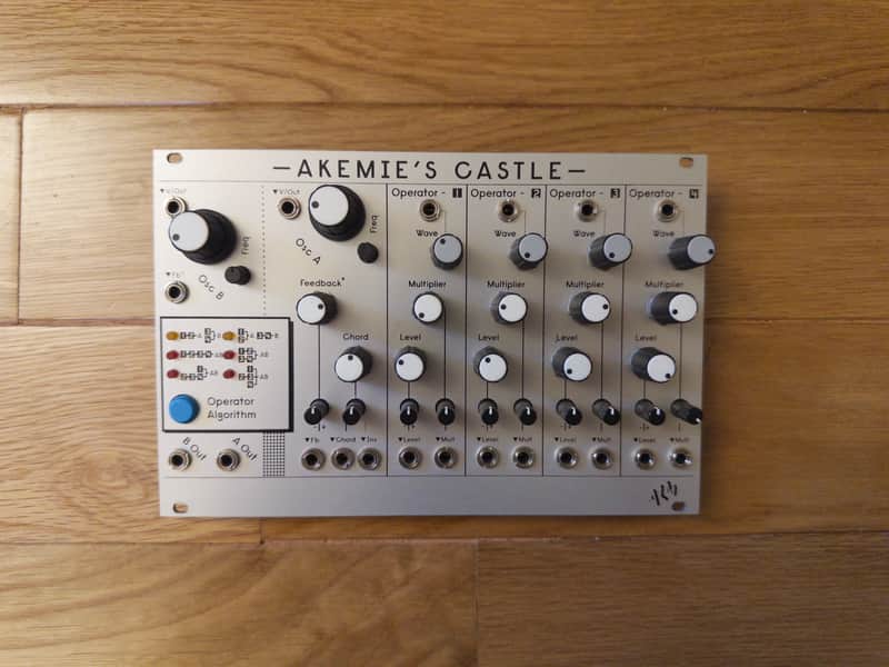 ALM/Busy Circuits ALM011 Akemie's Castle FM Dual VCO Eurorack Synth Module 2015 - Present - Silver image 1