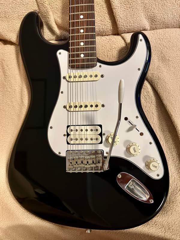 Fujigen FGN JST-5R J-Standard Stratocaster (MIJ) - Black | Reverb