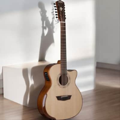 Washburn Comfort Series G15SCE-12 12-String Acoustic Electric Guitar Cutaway image 2