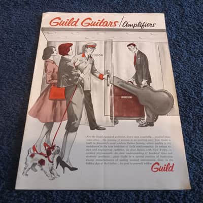 Vintage 1964 Guild Guitar & Amplifier Catalog! Rare, Original Case Candy, Paperwork! image 1