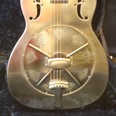 National Reso-Phonic NRP Steel 14 Fret Single Cone 2024 Rubbed Nickel - IN STOCK NOW! image 3