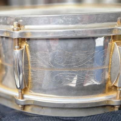 Extremely Rare Gretsch 4160G Round Badge COB Snare – 24k Gold Plated, image 18