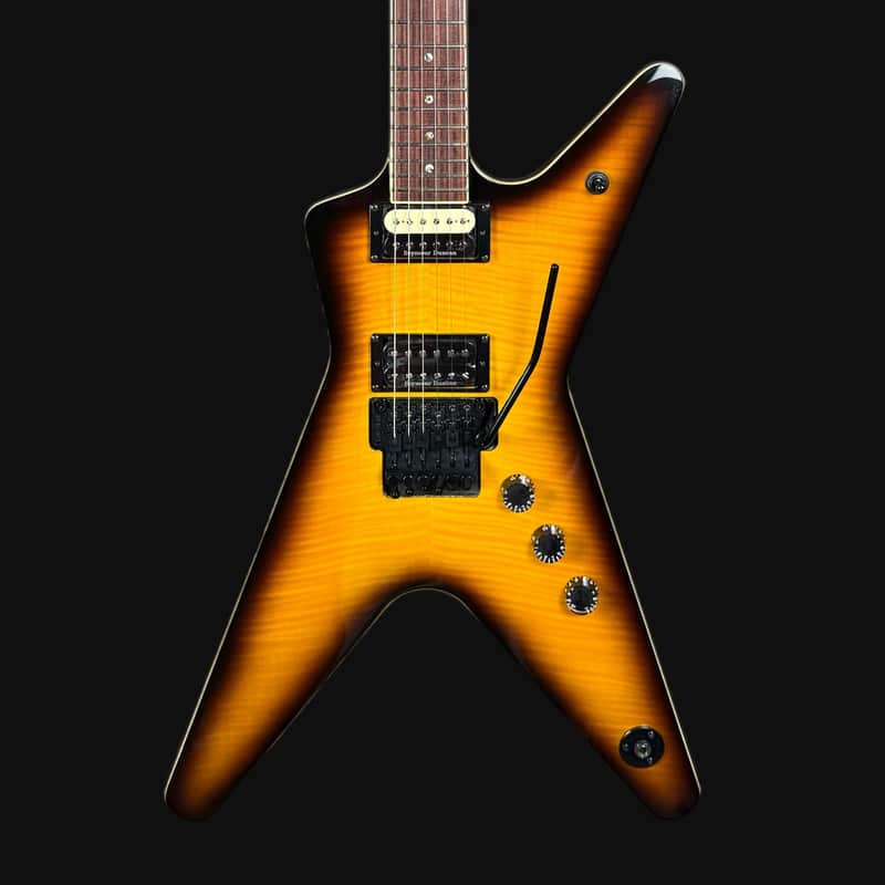 Dean ML 79 Floyd Flame Top Duncans TBZ Trans Brazilia | Reverb