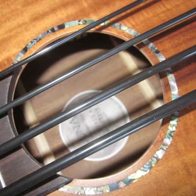 Luna Bari-Bass Koa Ukulele w/ Preamp and Gig Bag UKE BBASS KOA image 3