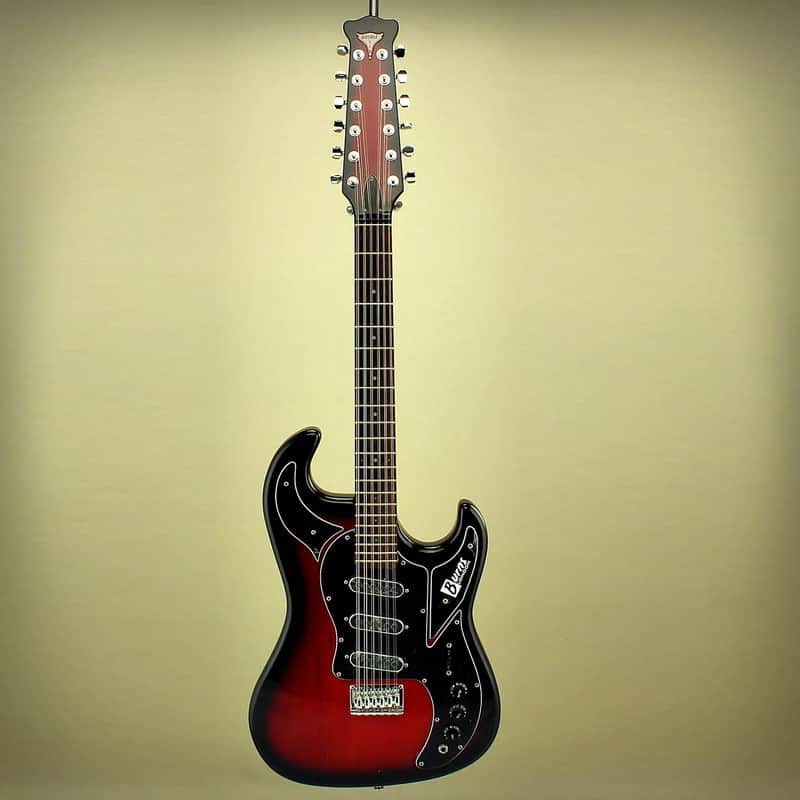 Burns Double Six 12 String Reissue Sunburst | Reverb