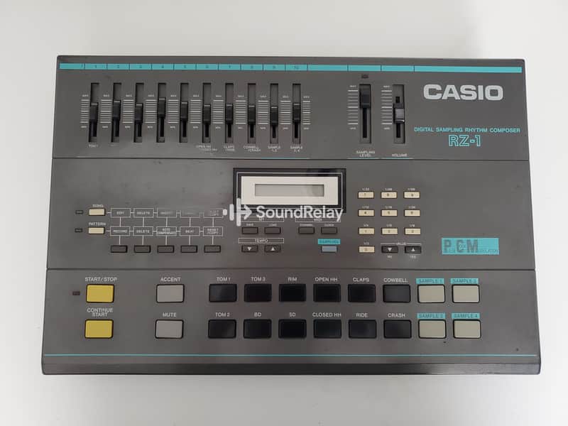 Casio RZ-1 - Drum Machine Sampler Sequencer - Manual included