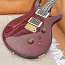 2017 PRS Custom 24 Artist - Superior Than Wood Library - Fire Red - Flame Neck - Ebony Fretboard