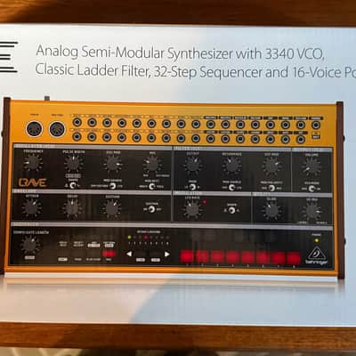 Behringer Crave Analog Semi-Modular Synthesizer 2019 - Present - Orange image 4