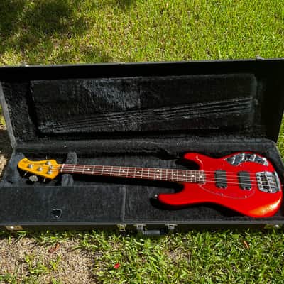 Vintage 1985 Ernie Ball Music Man Sabre Bass  Pre-EB Serial# Red 3EQ Preamp Nice Finish Checking image 9