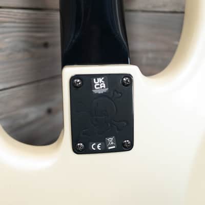 Fender Duff Mckagan Signature DLX P Bass Guitar - White Pearl (0853-SR) image 7