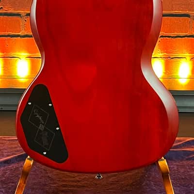 2023 Epiphone "Inspired by Gibson" 1961 Les Paul SG Cherry Electric Guitar w/ Hard Case image 8