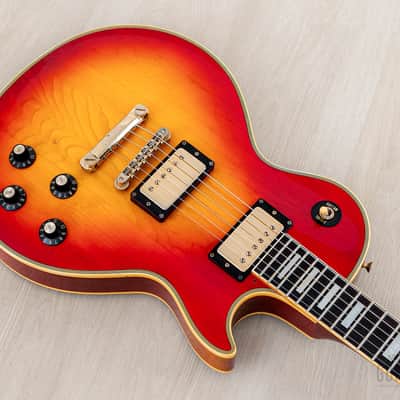 1984 Greco Mint Collection EG500C Custom Vintage Guitar Cherry Sunburst w/ Screamin PAFs, Japan Fujigen image 8