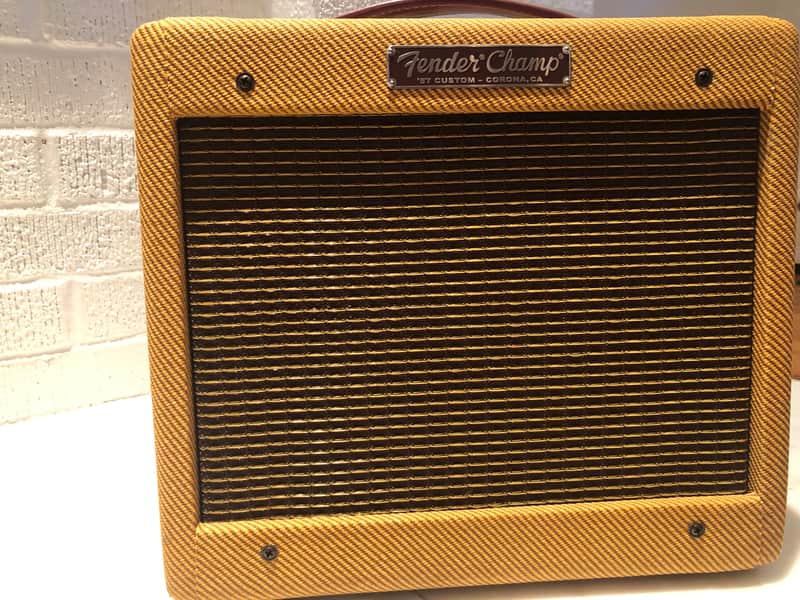 Fender '57 Custom Champ 2-Channel 5-Watt 1x8" Guitar Combo 2016 - Present - Lacquered Tweed image 1