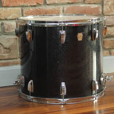 Ludwig Classic Maple Black Sparkle floor tom 18 image 2