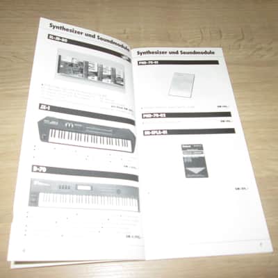 Roland Original 1992 Catalog (with JD-800) - Original Vintage Synthesizer Brochure image 4
