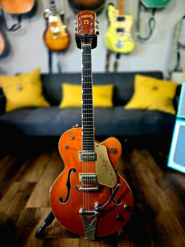 Gretsch 6120 Chet Atkins Hollow Body 1960-61 - Orange image 1